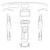 Jaguar XEL 2018 v3 - the pattern of the interior