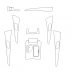 Toyota CROWN 2015 v2 - the pattern of the interior