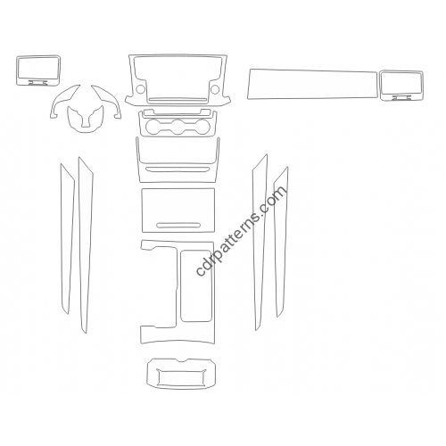 Volkswagen Teramont 2017-2018 - the pattern of the interior