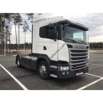 Scania G series 2016 - the pattern on the truck cabin
