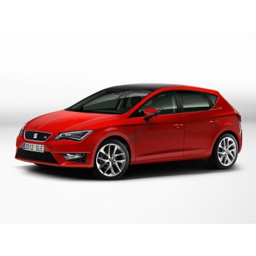 SEAT Leon 3 generation, 5F (06.2012 - 07.2015) - pattern on the windshield