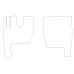 Shacman x3000 2024 - pattern for EVA mats for trucks and buses
