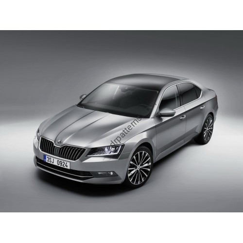 Skoda Superb 3 generation B8 2015-2019 - Pattern for rear windows