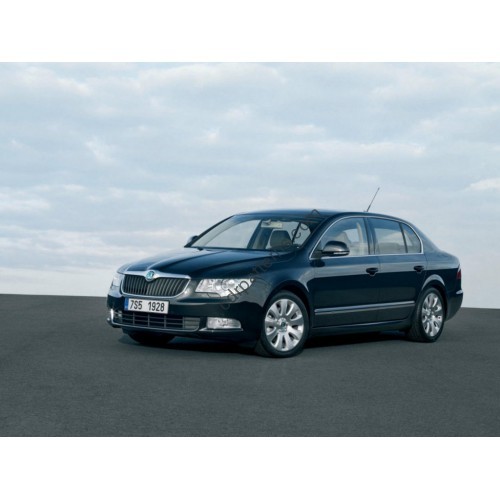 SKODA SUPERB II 2008-2015 - pattern for car EVA mats