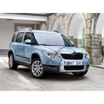 Skoda Yeti Front side glass pattern