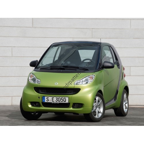 SMART ForTwo II (451) (2007-2014) - pattern for car EVA mats