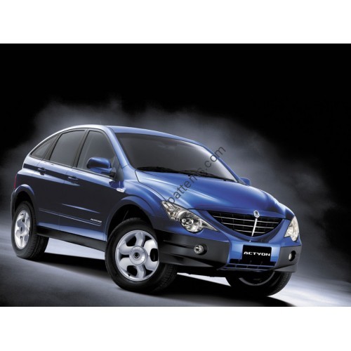 SSANGYONG ACTYON I 2006-2011 - pattern for car EVA mats