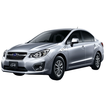 Subaru Impreza 4 generation, GJ (11.2011 - 07.2014) - with a window leaf Front side glass pattern