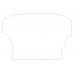 Subaru Forester SF 1999 - pattern for EVA car trunk mats