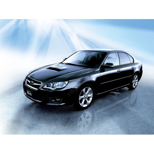 Subaru Legacy B4 sedan, 4 generation, BL (2003 - 04.2009) - pattern on the windshield