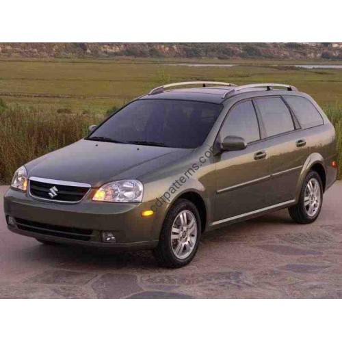 Suzuki Forenza - 1 generation, universal 2003-2008 - Pattern for rear windows