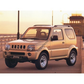 Suzuki Jimny 3 d, 3 generation, JB43 (10.1998 - 2019) - Pattern for rear windows