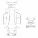 Tesla Model 3 2018 - pattern for the body