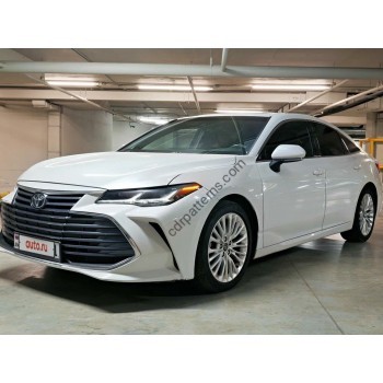 Toyota Avalon - 5th generation, sedan, XX50 (2018 - 2025) front Front side glass pattern