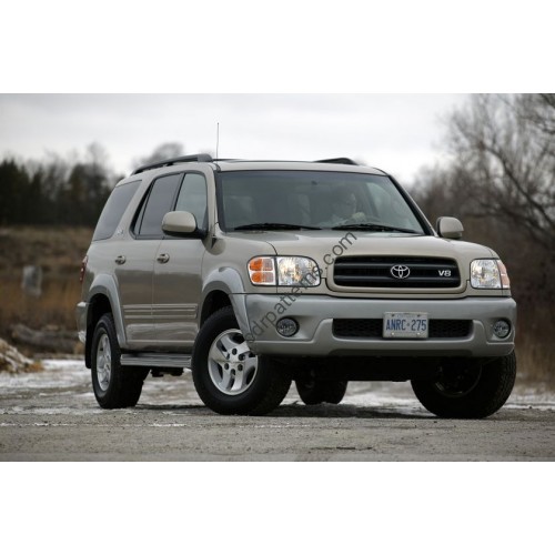 Toyota Sequoia 1st generation, XK30, XK40 (09.2000 - 2007) Front side glass pattern