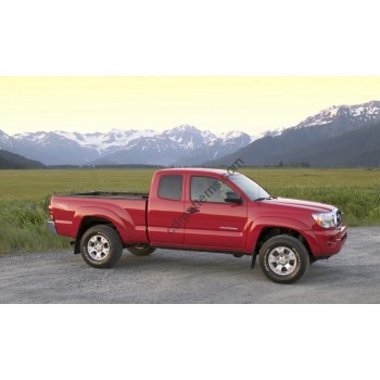 Toyota Tacoma 2nd generation, N200 - 2 doors, long glass (08.2004 - 08.2011) Front side glass pattern