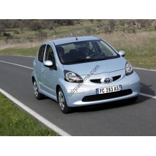 Toyota Aygo 1 generation, 5 doors 2005-2014 Front side glass pattern