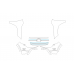 Toyota Land Cruiser 300 (2021) front - pattern for the body