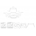 Toyota RAV4 2019 front - pattern for the body