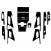 Toyota BZ4X (2023) - the pattern of the interior
