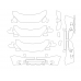 Toyota Rav 4 2008 - pattern for the body