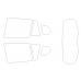 Toyota Corolla Cross 1 generation 2021-2024 - Pattern for rear windows