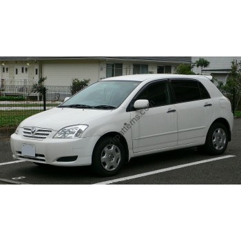 Toyota Allex 2001-2006 Front side glass pattern