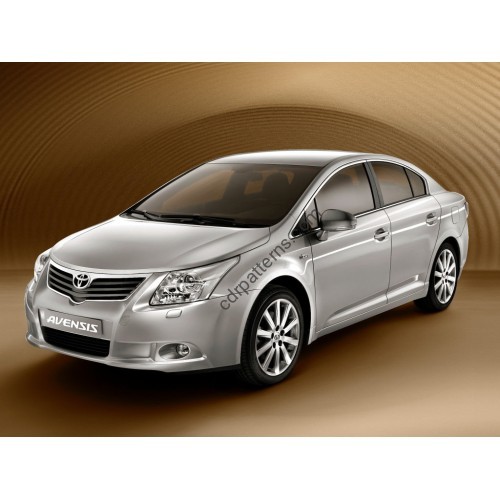 Toyota Avensis III (2009->) - pattern for car EVA mats