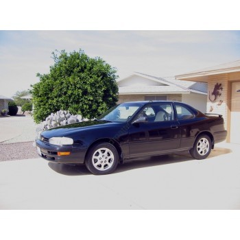 Toyota Camry COUPE 4th generation, XV10 (09.1991 - 09.1996) Front side glass pattern