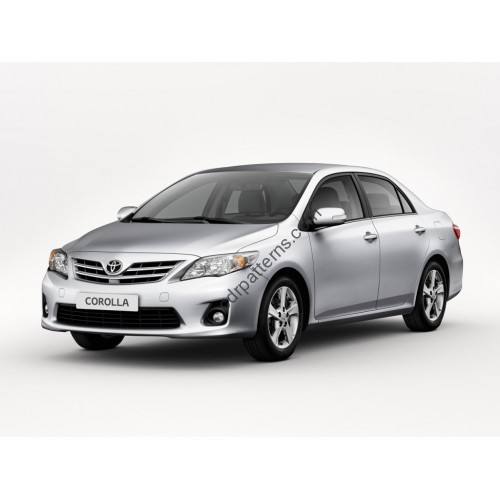 Toyota Corolla (Base,LE,S,XLE,XRS) 2011 - pattern for the body