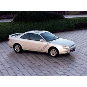 Toyota Corolla Levin coupe, 7th generation, E110 - AE110, AE111 (05.1995 - 2000) Front side glass pattern