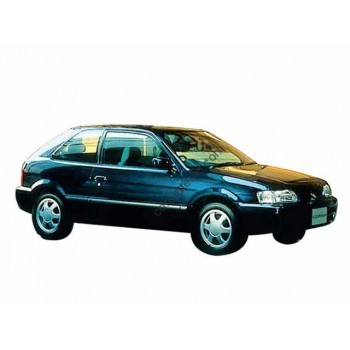 Toyota Corsa hatchback 3 doors, 5th generation, L50 (09.1994 - 2000) Front side glass pattern