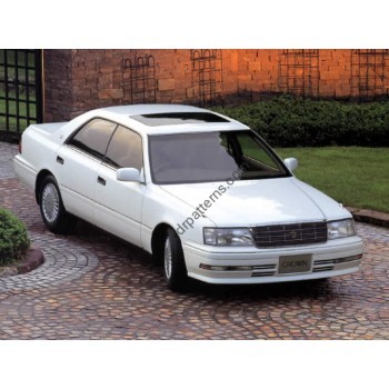 Toyota Crown (151-157kuz) 1995-1999 Front side glass pattern