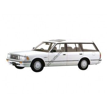 Toyota Crown (131) 1987-1991 Front side glass pattern