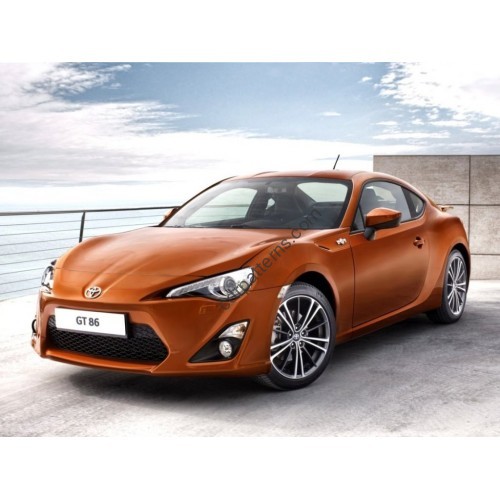 Toyota GT 86 coupe, 1 generation, ZN6 (09.2012 - 2021) - pattern on the windshield