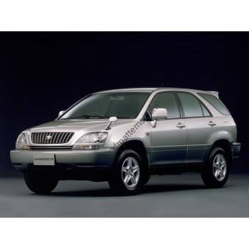 Toyota Harrier, jeep / suv 5 doors, 1st generation, XU10 (12.1997 - 2003) Front side glass pattern