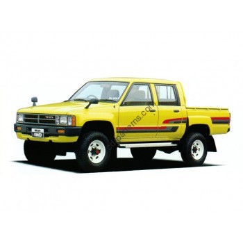 Toyota Hilux Pick Up pickup, 4th generation, N50, N60, N70 (11.1983 - 08.1988) Front side glass pattern