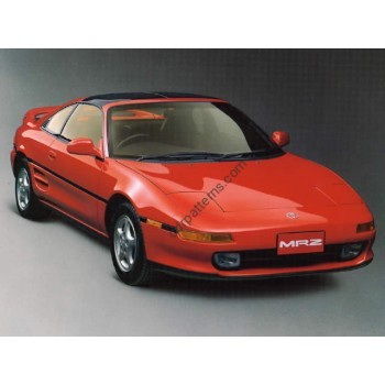 TOYOTA MR-2 - pattern for car EVA mats