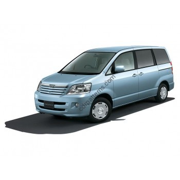 Toyota Noah 1st generation, 2001-2007 Front side glass pattern