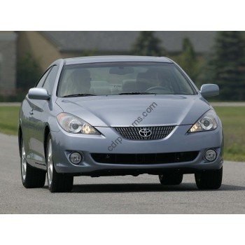 Toyota Solara coupe, 2 generation, XV30 (07.2003 - 2009) Front side glass pattern