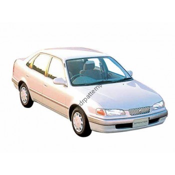 Toyota Sprinter 1995-2000 sedan, 8 generation Front side glass pattern