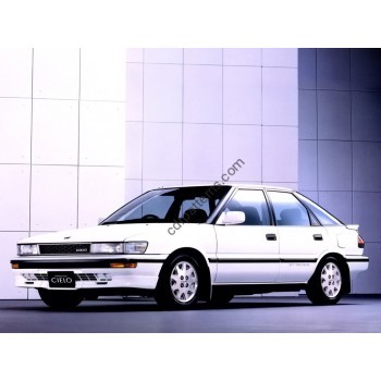 Toyota Sprinter 1987-1991 - 6th generation Front side glass pattern