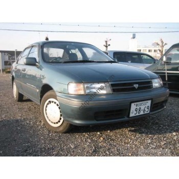 Toyota Tercel sedan, 5th generation, L50 (09.1994 - 2000) Front side glass pattern