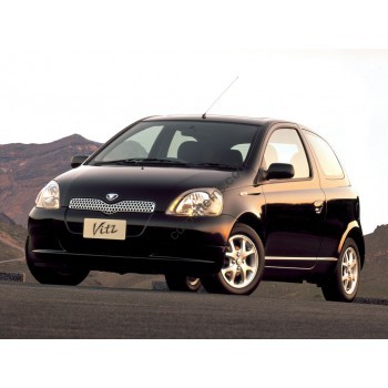 Toyota Vitz - 1st generation XP-10 3 doors (1999-2005) Front side glass pattern