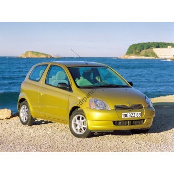 Toyota Yaris 1st generation, XP10 (01.1999 - 2005) - 3-door Front side glass pattern