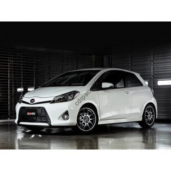 Toyota Vitz - 3rd generation, 3-door hatchback, XP130 (12.2010 - 2020) Front side glass pattern