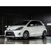 Toyota Vitz - 3rd generation, 3-door hatchback, XP130 (12.2010 - 2020) Front side glass pattern