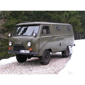 UAZ Buhanka - Pattern for rear windows