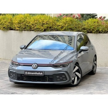 Volkswagen Golf GTI (2021) - the pattern of the interior