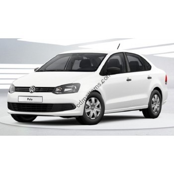 Volkswagen Polo sedan - pattern for EVA car trunk mats